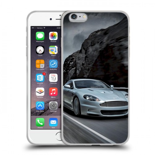 Дизайнерский силиконовый чехол для Iphone 6 Plus/6s Plus Aston Martin