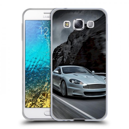 Дизайнерский пластиковый чехол для Samsung Galaxy E5 Aston Martin