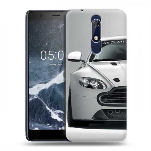 Дизайнерский пластиковый чехол для Nokia 5.1 Aston Martin