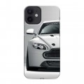 Дизайнерский силиконовый с усиленными углами чехол для Iphone 12 Mini Aston Martin