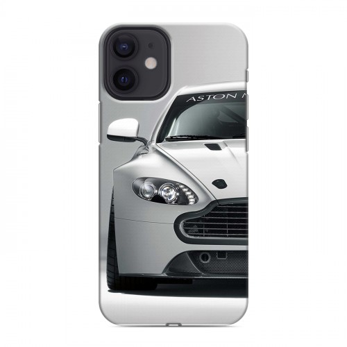 Дизайнерский силиконовый с усиленными углами чехол для Iphone 12 Mini Aston Martin