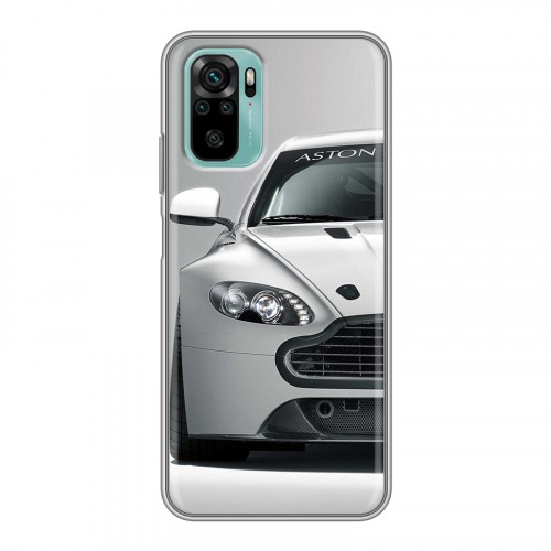 Дизайнерский силиконовый чехол для Xiaomi RedMi Note 10 Aston Martin