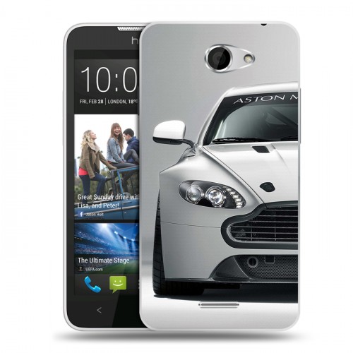 Дизайнерский пластиковый чехол для HTC Desire 516 Aston Martin