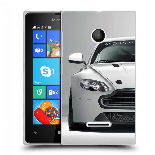 Дизайнерский пластиковый чехол для Microsoft Lumia 435 Aston Martin