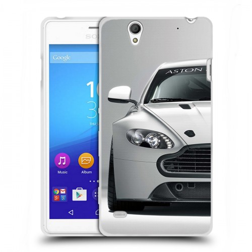 Дизайнерский пластиковый чехол для Sony Xperia C4 Aston Martin