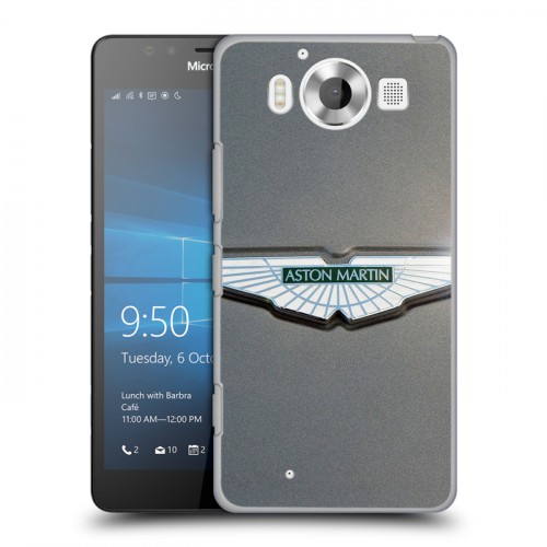 Дизайнерский пластиковый чехол для Microsoft Lumia 950 Aston Martin