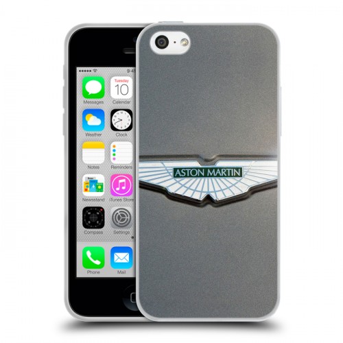 Дизайнерский пластиковый чехол для Iphone 5c Aston Martin