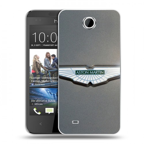 Дизайнерский пластиковый чехол для HTC Desire 300 Aston Martin