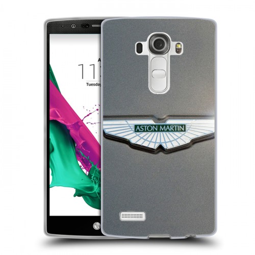 Дизайнерский пластиковый чехол для LG G4 Aston Martin