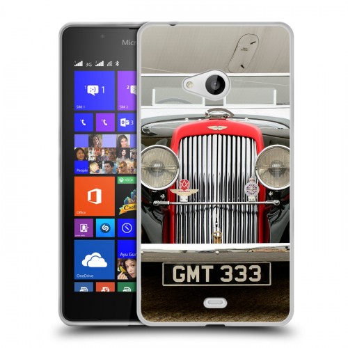 Дизайнерский пластиковый чехол для Microsoft Lumia 540 Aston Martin