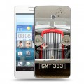 Дизайнерский пластиковый чехол для Huawei Ascend D2 Aston Martin