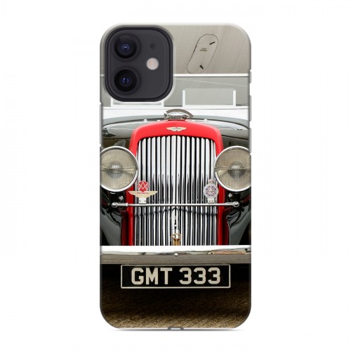 Дизайнерский пластиковый чехол для Iphone 12 Mini Aston Martin