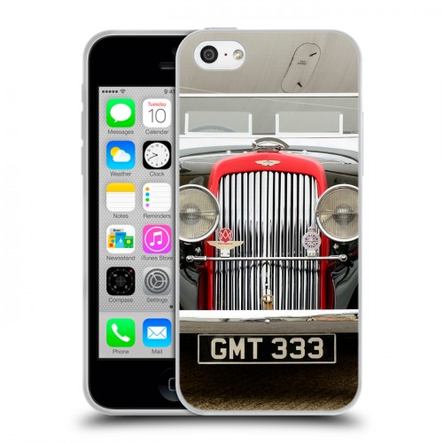 Дизайнерский пластиковый чехол для Iphone 5c Aston Martin