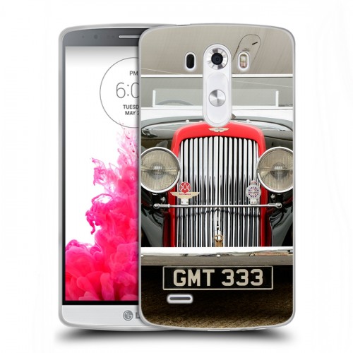 Дизайнерский пластиковый чехол для LG G3 (Dual-LTE) Aston Martin