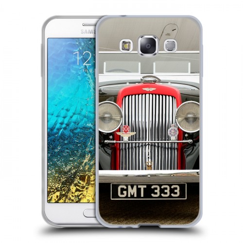 Дизайнерский пластиковый чехол для Samsung Galaxy E5 Aston Martin