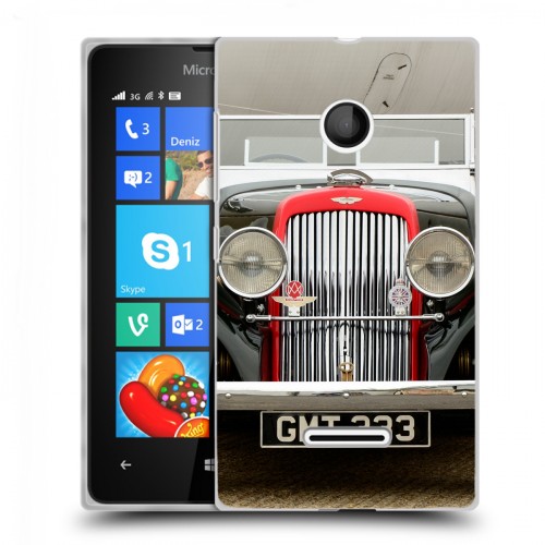 Дизайнерский пластиковый чехол для Microsoft Lumia 435 Aston Martin