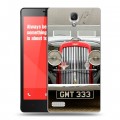 Дизайнерский силиконовый чехол для Xiaomi RedMi Note Aston Martin