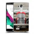 Дизайнерский пластиковый чехол для LG G4 Aston Martin