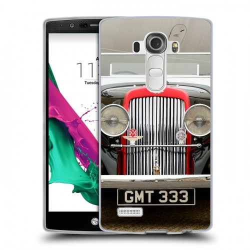 Дизайнерский пластиковый чехол для LG G4 Aston Martin