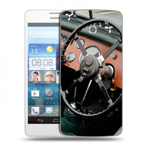 Дизайнерский пластиковый чехол для Huawei Ascend D2 Aston Martin