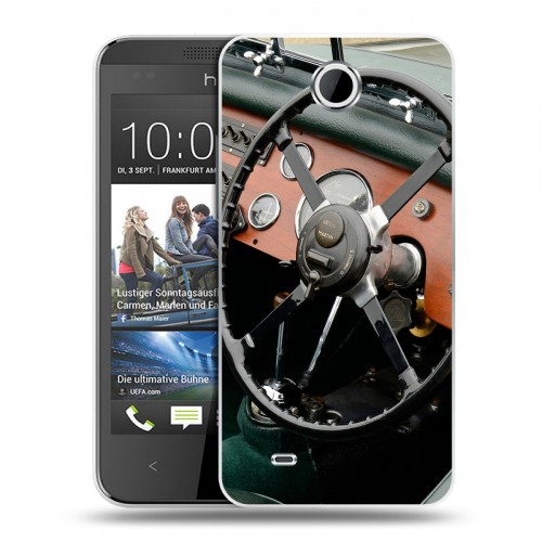 Дизайнерский пластиковый чехол для HTC Desire 300 Aston Martin