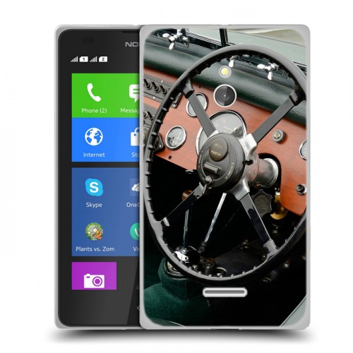 Дизайнерский силиконовый чехол для Nokia XL Aston Martin