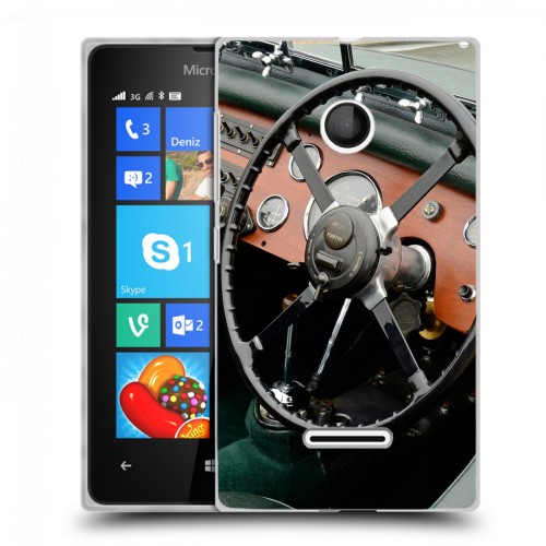 Дизайнерский пластиковый чехол для Microsoft Lumia 435 Aston Martin