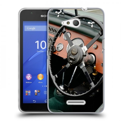 Дизайнерский пластиковый чехол для Sony Xperia E4g Aston Martin