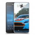 Дизайнерский пластиковый чехол для Microsoft Lumia 950 Aston Martin