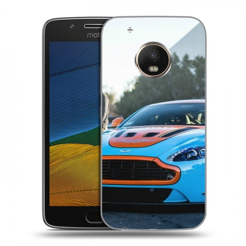 Дизайнерский силиконовый чехол для Lenovo Moto G5 Aston Martin