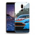 Дизайнерский пластиковый чехол для Nokia 7 Plus Aston Martin