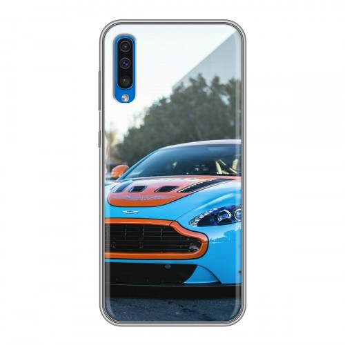 Дизайнерский силиконовый чехол для Samsung Galaxy A50 Aston Martin