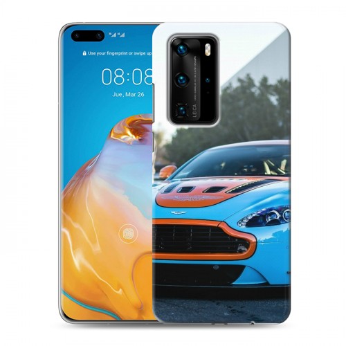 Дизайнерский пластиковый чехол для Huawei P40 Pro Aston Martin