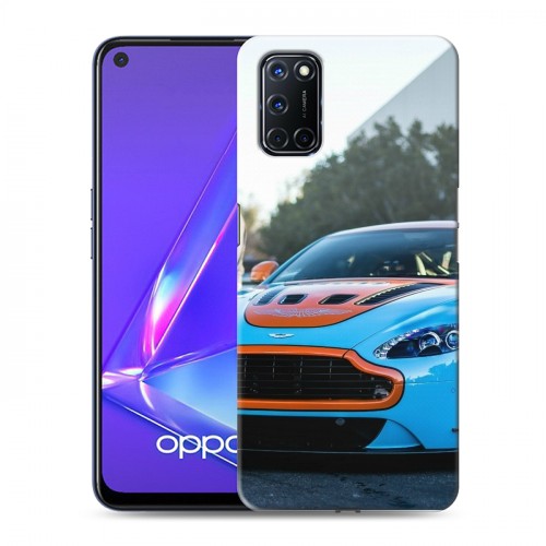 Дизайнерский пластиковый чехол для OPPO A52 Aston Martin