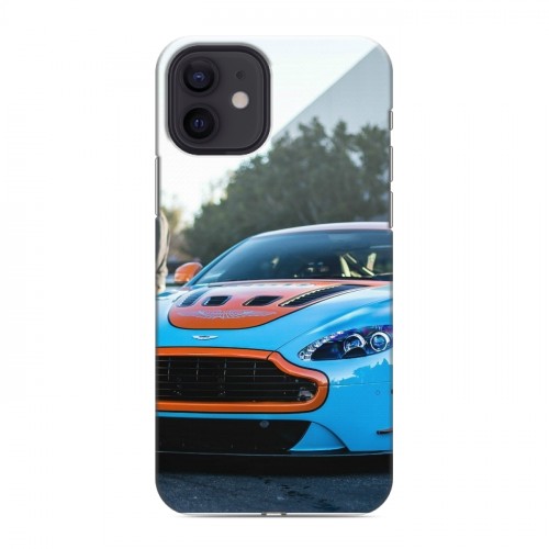 Дизайнерский силиконовый чехол для Iphone 12 Aston Martin