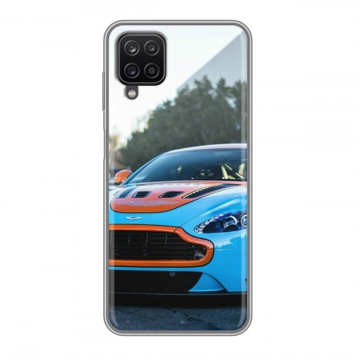 Дизайнерский пластиковый чехол для Samsung Galaxy A12 Aston Martin