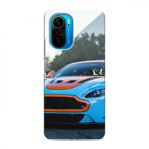 Дизайнерский силиконовый чехол для Xiaomi Poco F3 Aston Martin