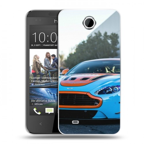 Дизайнерский пластиковый чехол для HTC Desire 300 Aston Martin