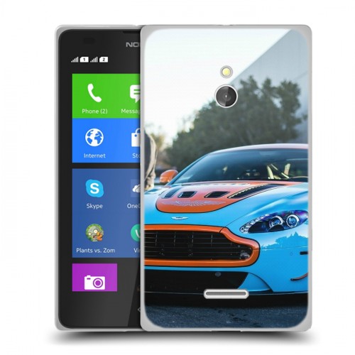 Дизайнерский силиконовый чехол для Nokia XL Aston Martin