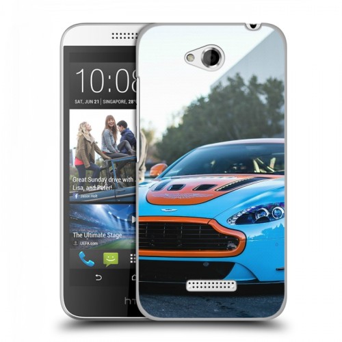 Дизайнерский пластиковый чехол для HTC Desire 616 Aston Martin