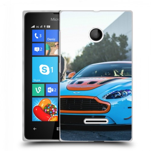 Дизайнерский пластиковый чехол для Microsoft Lumia 435 Aston Martin