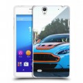 Дизайнерский пластиковый чехол для Sony Xperia C4 Aston Martin