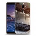 Дизайнерский пластиковый чехол для Nokia 7 Plus Aston Martin