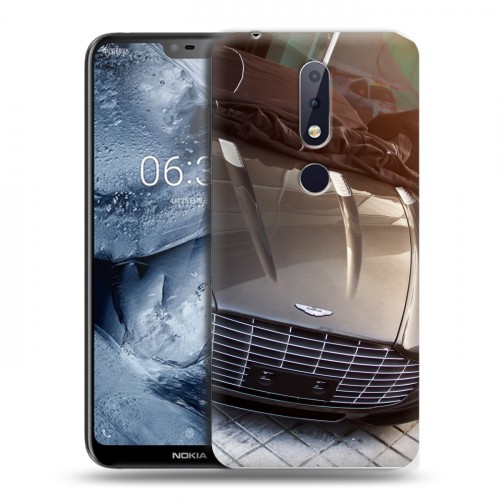 Дизайнерский пластиковый чехол для Nokia 6.1 Plus Aston Martin