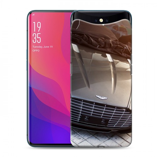 Дизайнерский силиконовый чехол для OPPO Find X Aston Martin