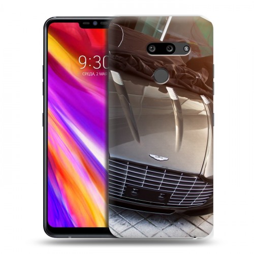 Дизайнерский пластиковый чехол для LG G8 ThinQ Aston Martin