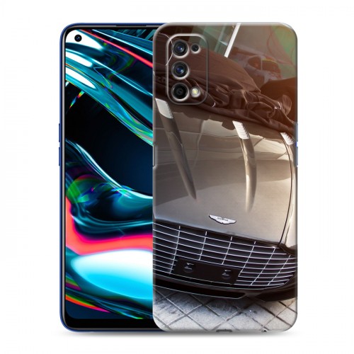 Дизайнерский силиконовый с усиленными углами чехол для Realme 7 Pro Aston Martin