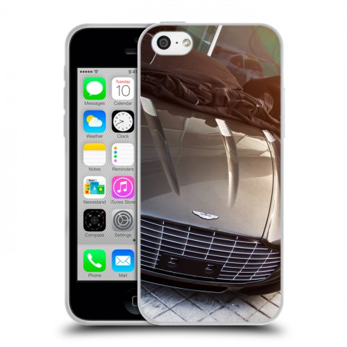 Дизайнерский пластиковый чехол для Iphone 5c Aston Martin