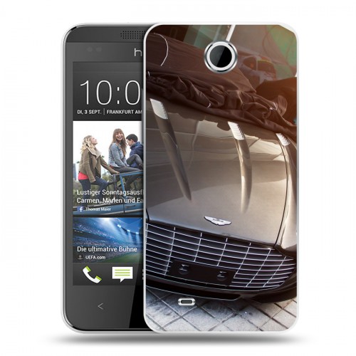 Дизайнерский пластиковый чехол для HTC Desire 300 Aston Martin