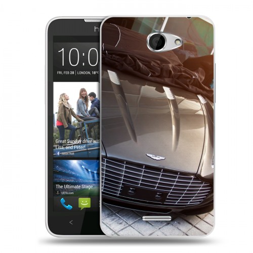 Дизайнерский пластиковый чехол для HTC Desire 516 Aston Martin